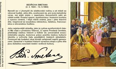 Anniversary card Bedřich Smetana